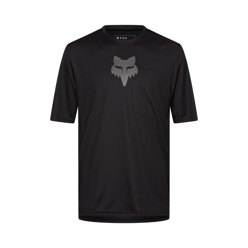 KOSZULKA ROWEROWA FOX RANGER HEAD BLACK  ENDURO CROSS