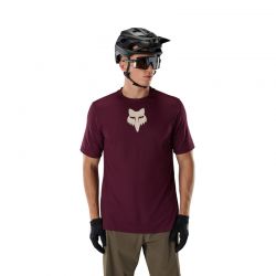 KOSZULKA ROWEROWA FOX RANGER HEAD DARK MAROON  ENDURO CROSS
