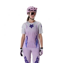 KOSZULKA ROWEROWA DAMSKA FOX RANGER SS FOUNDRY LAVENDER DRIFT  ENDURO CROSS