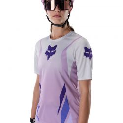 KOSZULKA ROWEROWA DAMSKA FOX RANGER SS FOUNDRY LAVENDER DRIFT  ENDURO CROSS