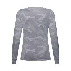 KOSZULKA ROWEROWA Z DŁUGIM RĘKAWEM DAMSKA FOX RANGER TRU DRI LS PEWTER  ENDURO CROSS