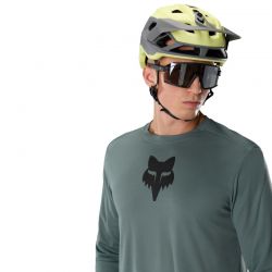 KOSZULKA ROWEROWA Z DŁUGIM RĘKAWEM FOX RANGER HEAD SAGE  ENDURO CROSS