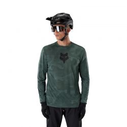 KOSZULKA ROWEROWA Z DŁUGIM RĘKAWEM FOX RANGER TRU DRI LS SAGE  ENDURO CROSS