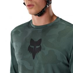 KOSZULKA ROWEROWA Z DŁUGIM RĘKAWEM FOX RANGER TRU DRI LS SAGE  ENDURO CROSS
