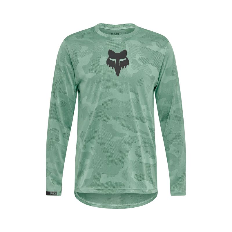 KOSZULKA ROWEROWA Z DŁUGIM RĘKAWEM FOX RANGER TRU DRI PINE  ENDURO CROSS