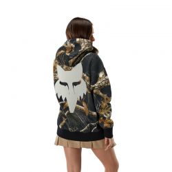 BLUZA Z KAPTUREM FOX REALTREE FLEECE PO BLACK MULTI  ENDURO CROSS