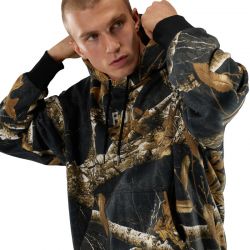 BLUZA Z KAPTUREM FOX REALTREE FLEECE PO BLACK MULTI  ENDURO CROSS