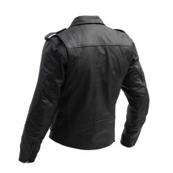 KURTKA MOTOCYKLOWA SKÓRZANA BROGER ROCKER BLACK 