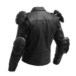 KURTKA MOTOCYKLOWA SKÓRZANA BROGER ROCKER BLACK 