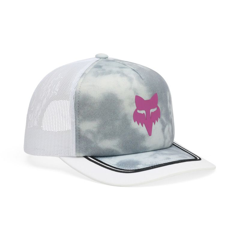 CZAPKA Z DASZKIEM DAMSKA FOX ROOTED TRUCKER LIGHT GREY  ENDURO CROSS