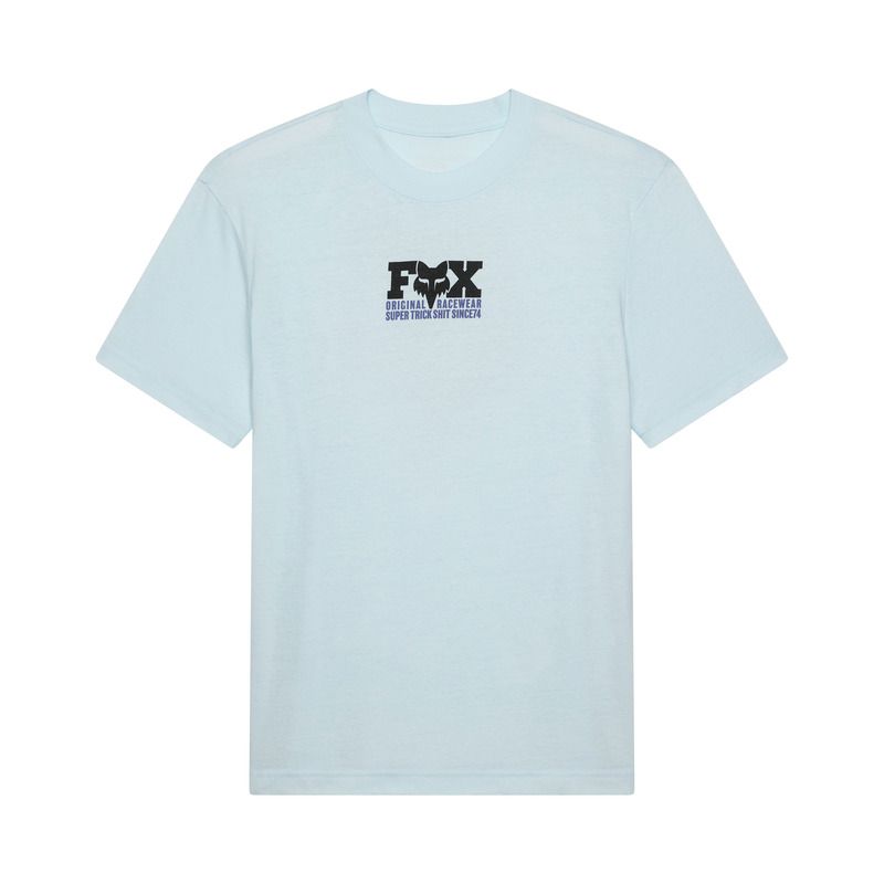 T-SHIRT DAMSKI FOX ROOTED ICE BLUE  ENDURO CROSS