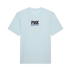 T-SHIRT DAMSKI FOX ROOTED ICE BLUE  ENDURO CROSS