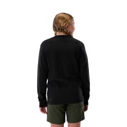 KOSZULKA Z DŁUGIM RĘKAWEM JUNIOR FOX ROUGHCUT ULTRA BLACK  ENDURO CROSS