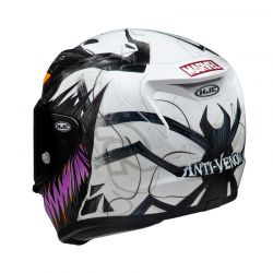 KASK MOTOCYKLOWY HJC RPHA12 ANTI VENOM 2 MARVEL BLACK WHITE 