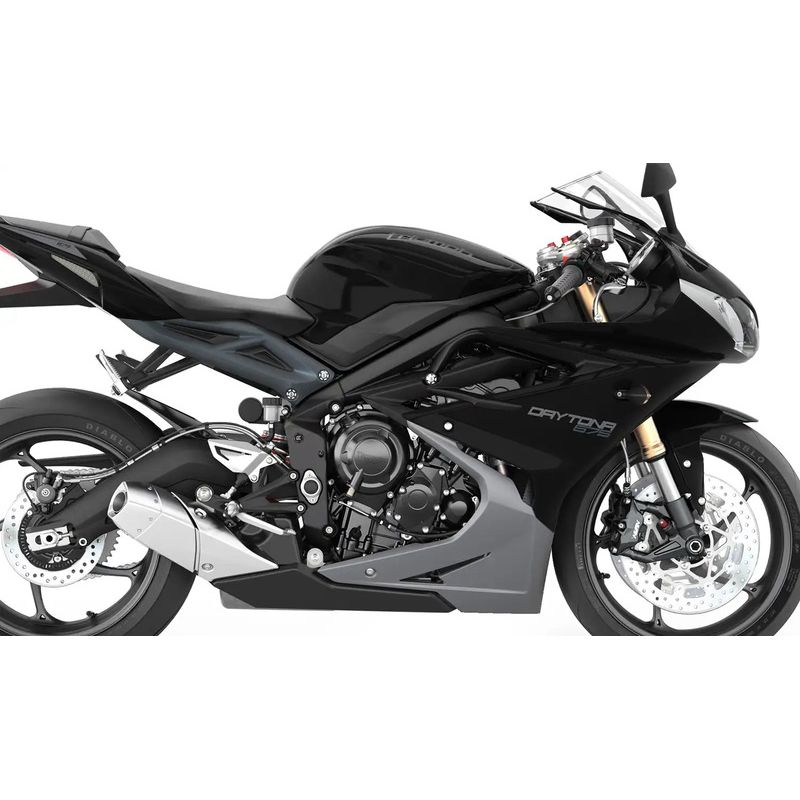 ZESTAW OSŁON PRZECIWBŁOTNYCH RG RACING EAZI-GRIP SCUFF GUARD KIT TRIUMPH DAYTONA 675 13- 16