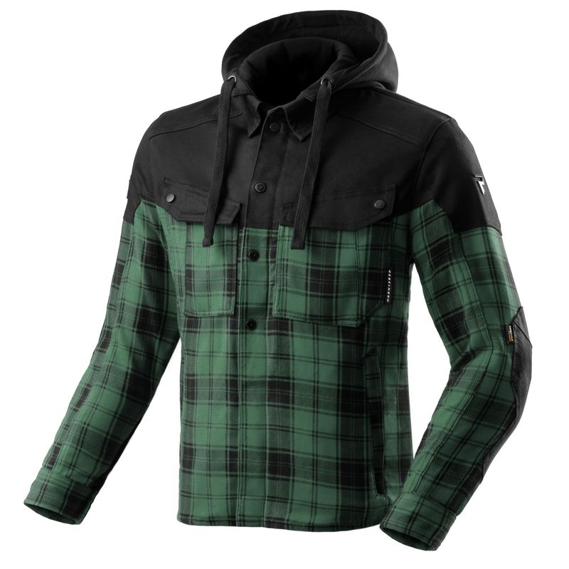 KOSZULA REBELHORN SHIFTER BLACK/GREEN  ENDURO CROSS
