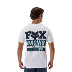 T-SHIRT FOX SINCE 74 195 ORIGINAL WHITE  ENDURO CROSS