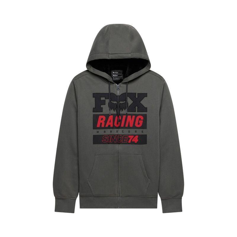 BLUZA Z KAPTUREM FOX SINCE 74 SASQUATCH FLEECE ZIP DARK SHADOW  ENDURO CROSS