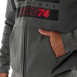BLUZA Z KAPTUREM FOX SINCE 74 SASQUATCH FLEECE ZIP DARK SHADOW  ENDURO CROSS