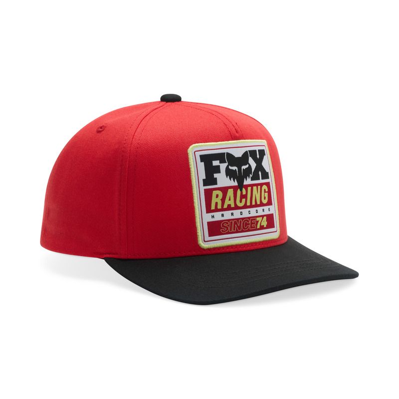 CZAPKA Z DASZKIEM JUNIOR FOX SINCE 74 SNAPBACK RED  ENDURO CROSS
