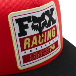 CZAPKA Z DASZKIEM JUNIOR FOX SINCE 74 SNAPBACK RED  ENDURO CROSS