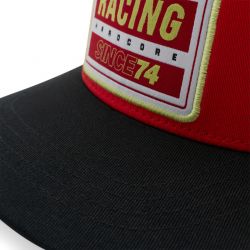 CZAPKA Z DASZKIEM JUNIOR FOX SINCE 74 SNAPBACK RED  ENDURO CROSS