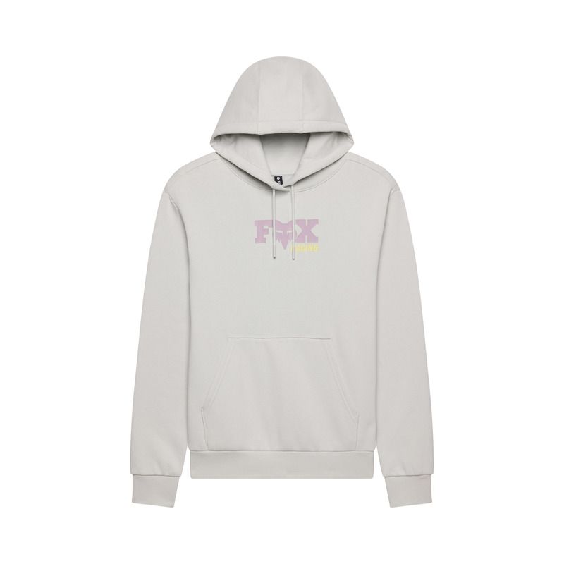 BLUZA Z KAPTUREM DAMSKA FOX SINCE 74 FLEECE PO LIGHT GREY  ENDURO CROSS