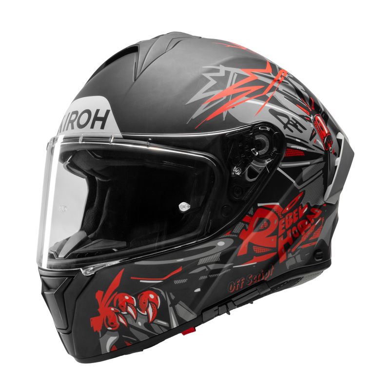 KASK MOTOCYKLOWY AIROH SPARK 2 CRUZE BLACK GREY MATT 