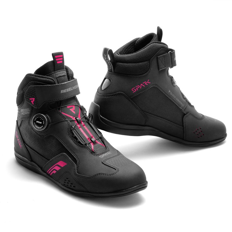 BUTY MOTOCYKLOWE REBELHORN SPARK 3 BLACK PINK 