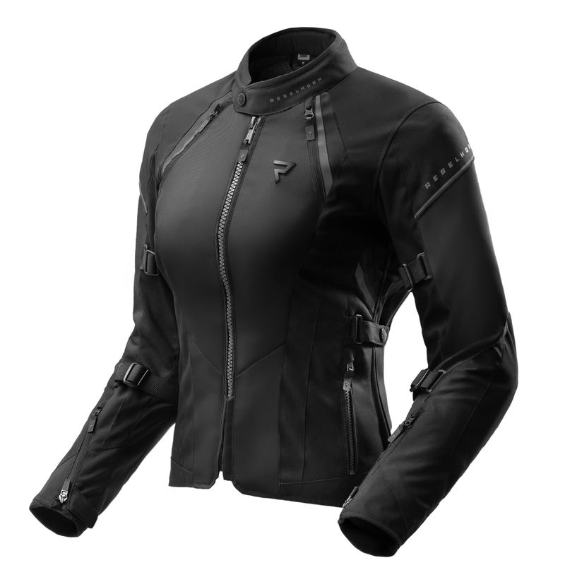 KURTKA MOTOCYKLOWA TEKSTYLNA DAMSKA REBELHORN SWIFT BLACK 