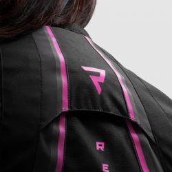 KURTKA MOTOCYKLOWA TEKSTYLNA DAMSKA REBELHORN SWIFT BLACK DARK GREY PINK 