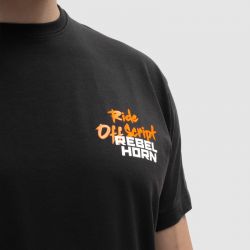 KOSZULKA Z KRÓTKIM RĘKAWEM REBELHORN TECH-R BLACK 