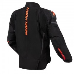 KURTKA TEKSTYLNA REBELHORN VANDAL BLACK/RED XXS