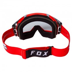 GOGLE FOX VUE STRAY FLUORESCENT RED - SZYBA DARK GREY (1 SZYBA W ZESTAWIE, ZRYWKI W ZESTAWIE) ENDURO CROSS