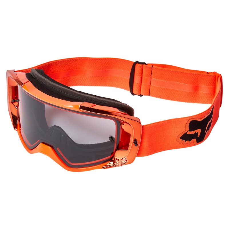 GOGLE FOX VUE STRAY FLUORESCENT ORANGE - SZYBA DARK GREY (1 SZYBA W ZESTAWIE, ZRYWKI W ZESTAWIE) ENDURO CROSS