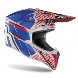 KASK AIROH WRAAP IDOL RED/BLUE GLOSS 