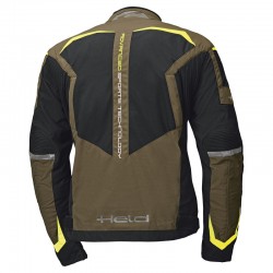 KURTKA TEKSTYLNA HELD ZELDA MILITARY GREEN/FLUO YELLOW S