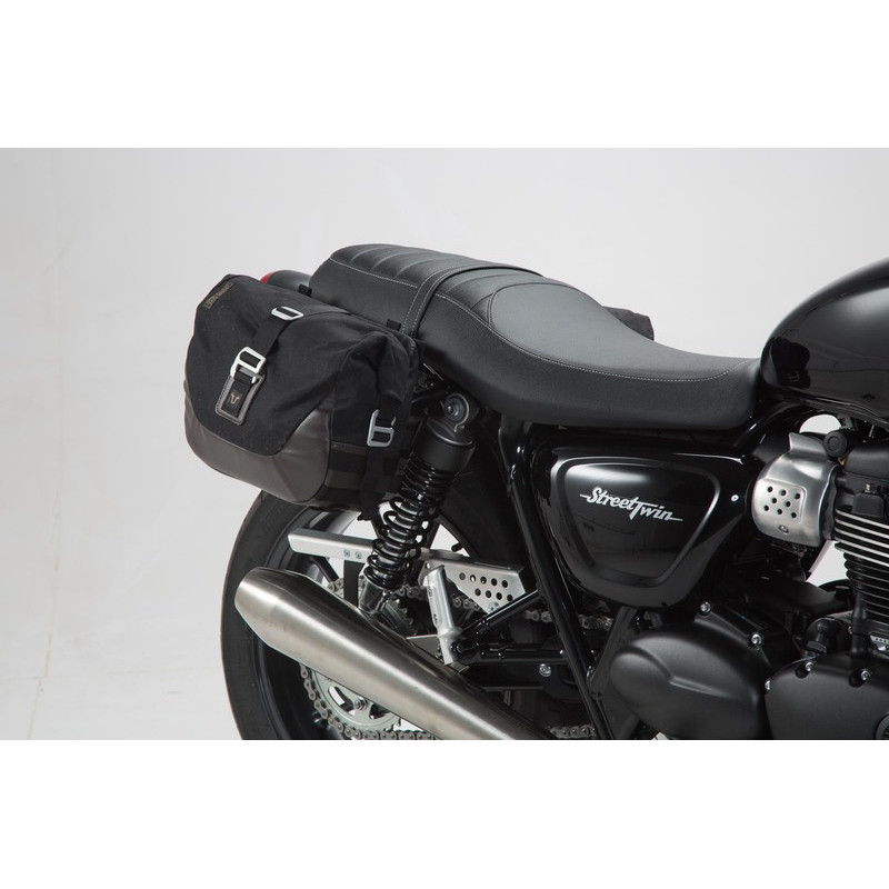 ZESTAW SAKW I STELAŻY LEGEND GEAR SW-MOTECH TRIUMPH STREET TWIN/CUP, THRUXTON TFC BROWN