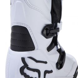 BUTY MOTOCYKLOWE JUNIOR FOX COMP WHITE  ENDURO CROSS