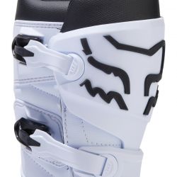 BUTY MOTOCYKLOWE JUNIOR FOX COMP WHITE  ENDURO CROSS