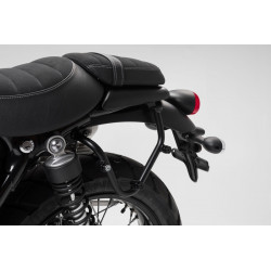 ZESTAW SAKWA I STELAŻ LEGEND GEAR BLACK EDITION SW-MOTECH TRIUMPH STREET SCRAMBLER (16-), BLACK
