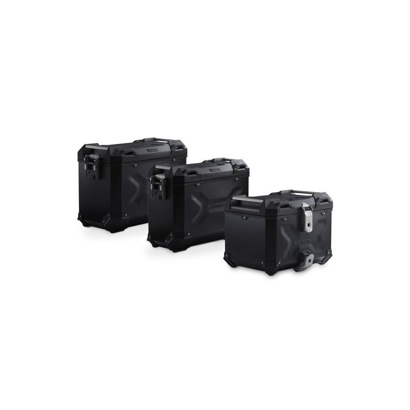 ZESTAW BAGAŻOWY ADVENTURE TRAX SW-MOTECH MOTO GUZZI V85 TT (24-) BLACK