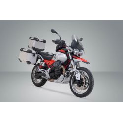 ZESTAW BAGAŻOWY ADVENTURE TRAX SW-MOTECH MOTO GUZZI V85 TT (24-) SILVER
