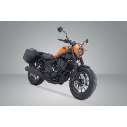ZESTAW KUFRA BOCZNEGO URBAN ABS I STELAŻA SW-MOTECH 2X 16.5 L. HONDA CMX500 REBEL (16-)