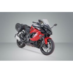 ZESTAW SAKW PRO BLAZE H I STELAŻY SW-MOTECH KAWASAKI Z 1000 SX, NINJA 1000SX,1100SX/SE BLACK