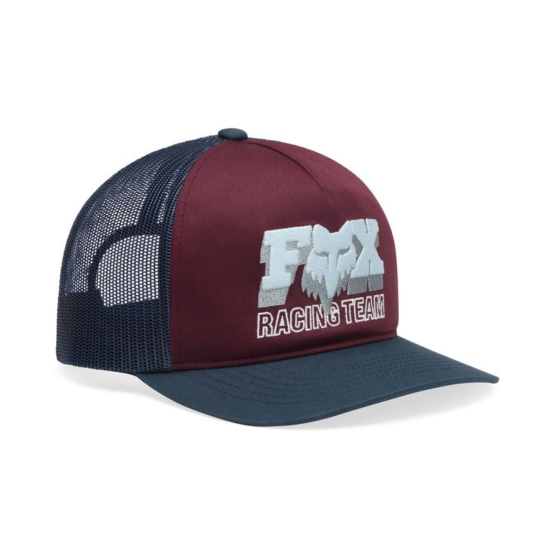 CZAPKA Z DASZKIEM FOX COLDPRESS SNAPBACK DARK MAROON  ENDURO CROSS