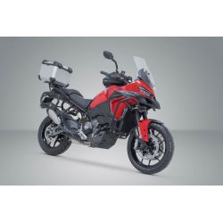 ZESTAW KUFRA CENTRALNEGO TRAX ADV SW-MOTECH DUCATI MULTISTRADA V2 / V2 S (24-) SILVER