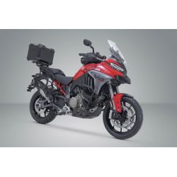 ZESTAW KUFRA CENTRALNEGO TRAX ADV SW-MOTECH DUCATI MULTISTRADA V4 MODELS (20-) BLACK