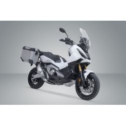 ZESTAW KUFRA CENTRALNEGO TRAX ADV SW-MOTECH 37/37 L. HONDA X-ADV (24-) SILVER