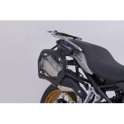 ZESTAW KUFRA CENTRALNEGO TRAX ADV SW-MOTECH 45/37 L. VOGE DS900X (23-) SILVER